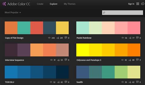 Color palette generator .